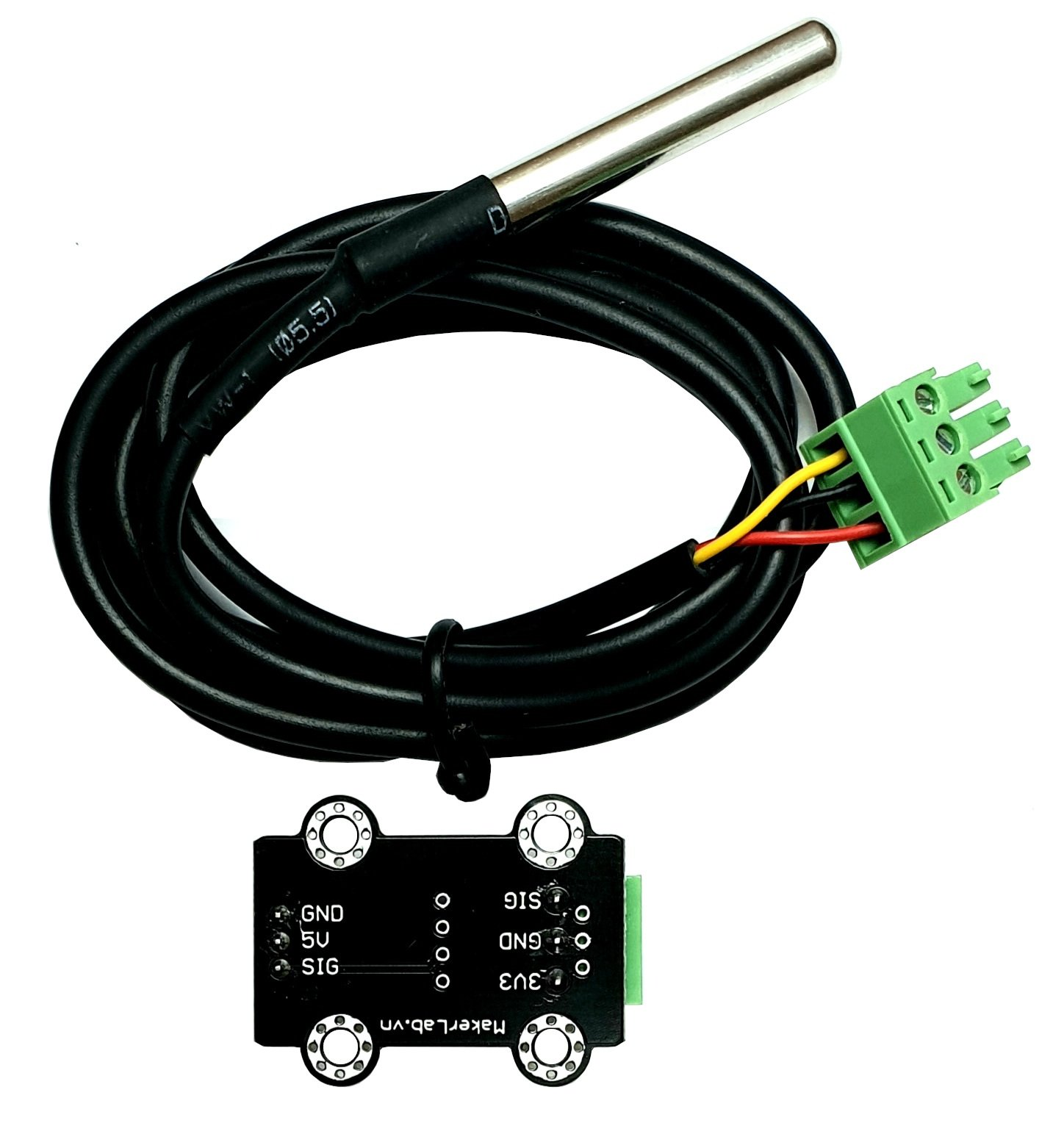 Cảm biến nhiệt độ MKE-S15 DS18B20 waterproof temperature sensor