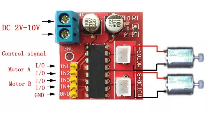 Mạch điều khiển động cơ MX1919 DC Motor Driver 2.5A