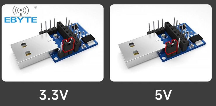 Mạch chuyển giao tiếp USB UART Lora SX1278 EBYTE E15-USB-T2