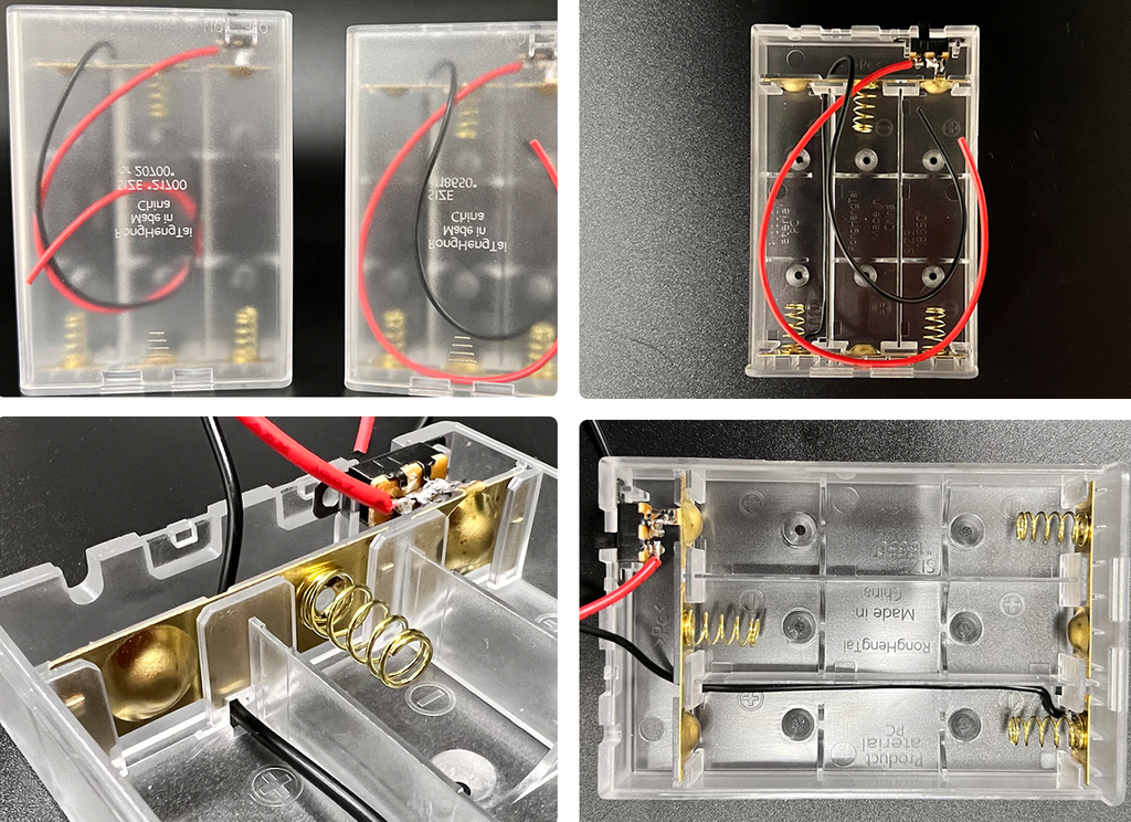 Hộp pin 3 X 18650 Battery Holder có công tắc