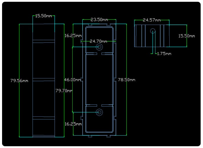 Hộp pin ghép nối DIY Solderless 18650 Battery Holder