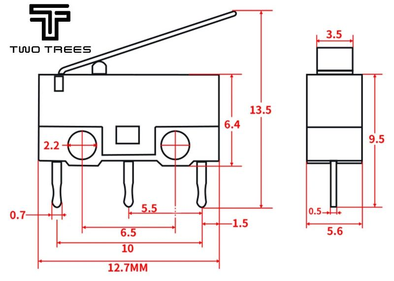 Công tắc hành trình máy in 3D Printer Endstop Switch TWO TREES