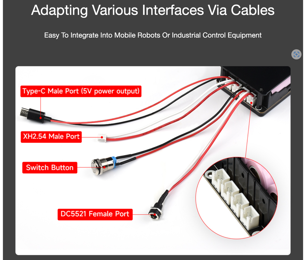 Mạch Waveshare UPS Module, Supports charging And Power output at the same time, 3S & 5V 5A Output