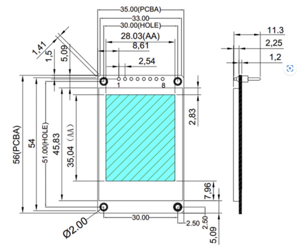 Màn hình LCD TFT IPS 1.8 Inch ST7735S SPI Interface