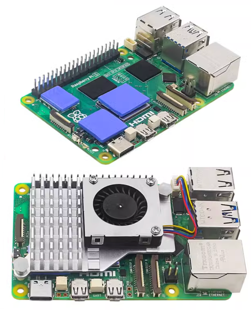 Tản nhiệt Raspberry Pi 5 Aluminium Heatsink & PWM Fan