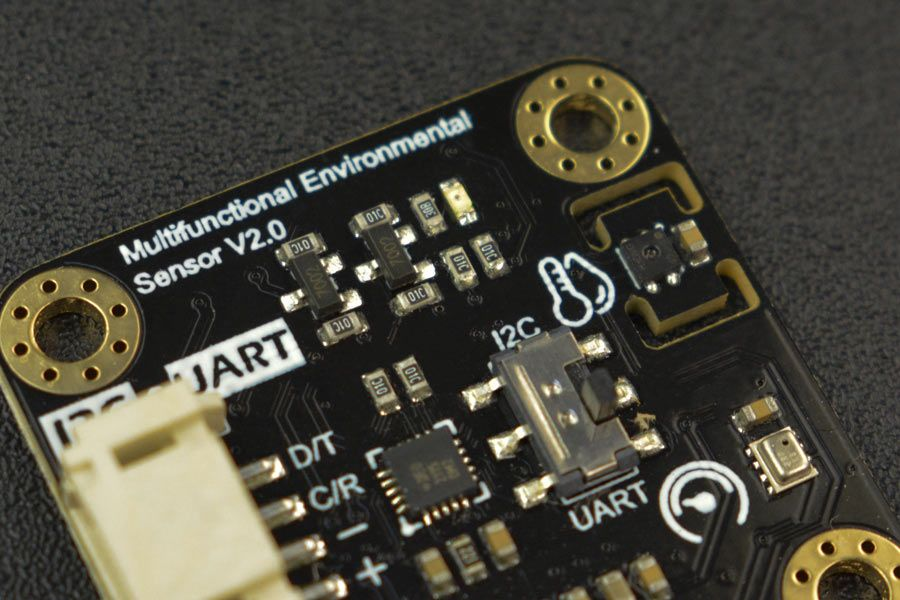 Cảm biến DFRobot Gravity: High Accuracy Temperature, Humidity, Pressure, Ambient Light and UV Sensor - I2C/UART