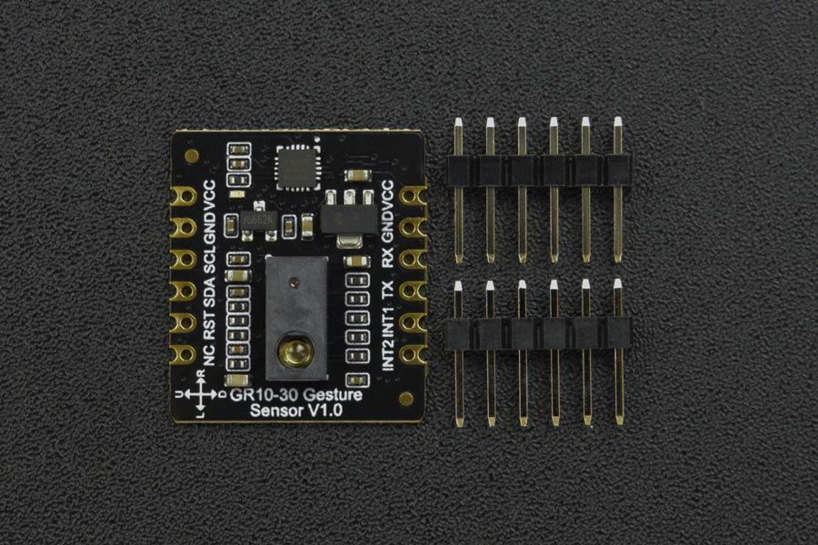 Cảm biến cử chỉ DFRobot Fermion: GR10-30 Gesture Sensor (Breakout, UART & I2C, 12 Gestures, 0~30cm)