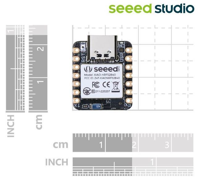 Mạch Seeed Studio XIAO nRF52840 Sense Bluetooth 5.0 with IMU + Microphone
