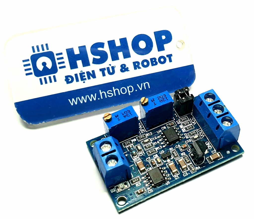 Mạch chuyển tín hiệu dòng áp Current to Voltage 04-20mA to 0-3.3V5V10V HW-685