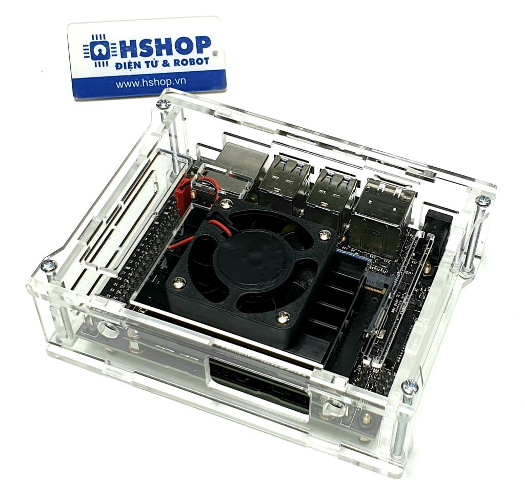 Vỏ case NVIDIA Jetson Nano kèm quạt