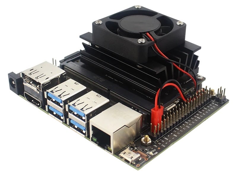 Vỏ case NVIDIA Jetson Nano kèm quạt