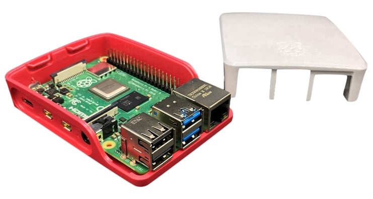Vỏ Case Raspberry Pi 4 Official