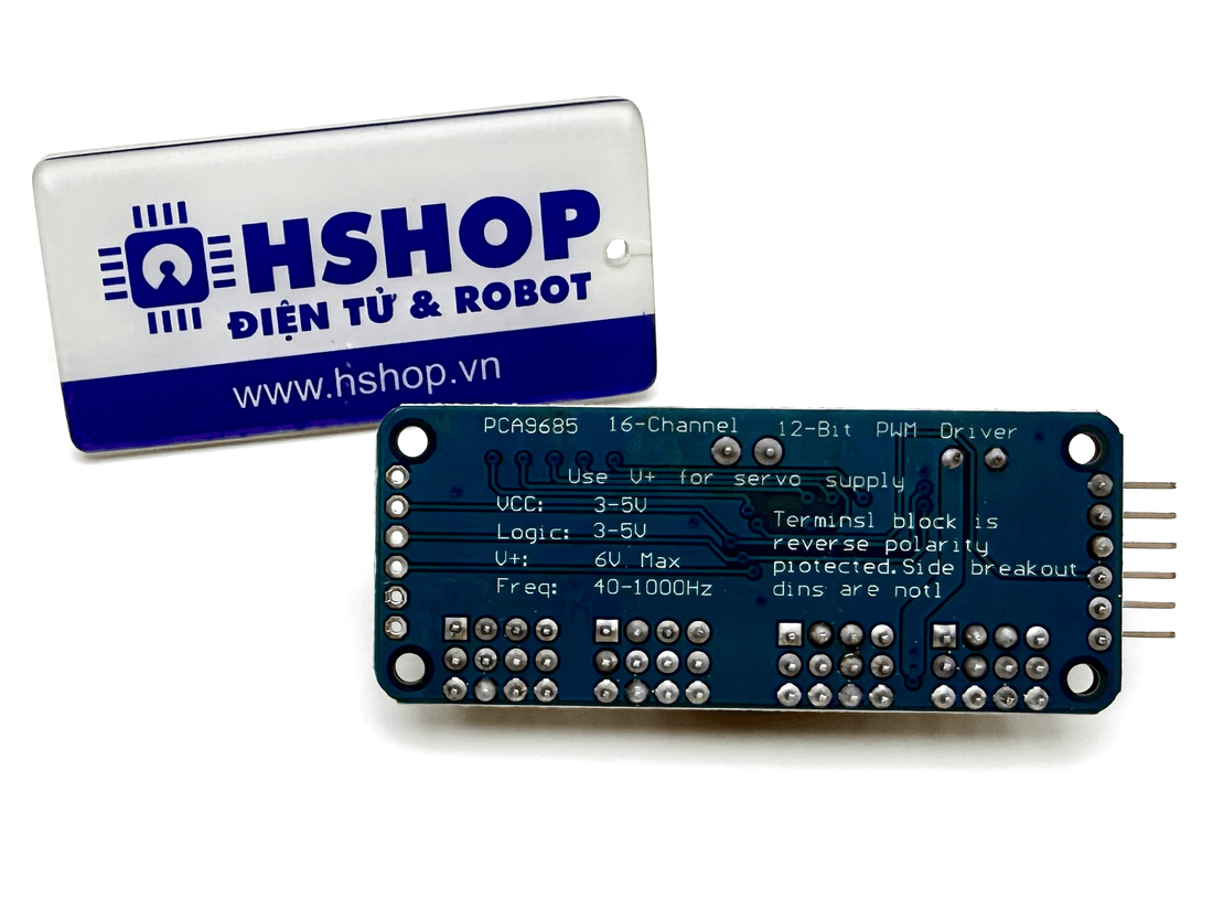 Mạch điều khiển PWM 16 kênh PCA9685 I2C Servo Driver