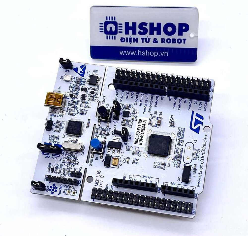 Kit NUCLEO-F411RE, STM32 Nucleo-64 development board with STM32F411RE MCU