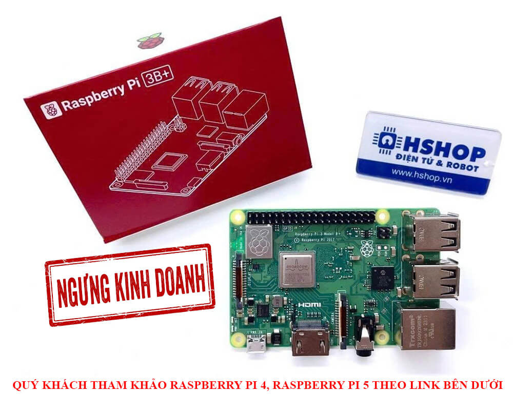 Máy tính Raspberry Pi 3 Model B+ (Made in UK)