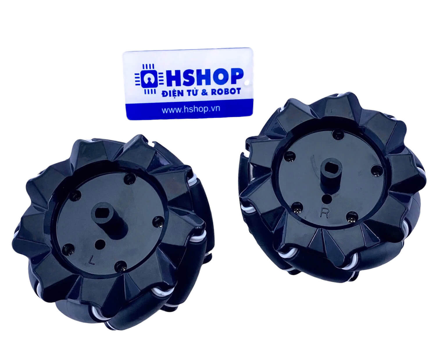 Khớp nối trục động cơ bánh xe Mecanum đường kính 80mm