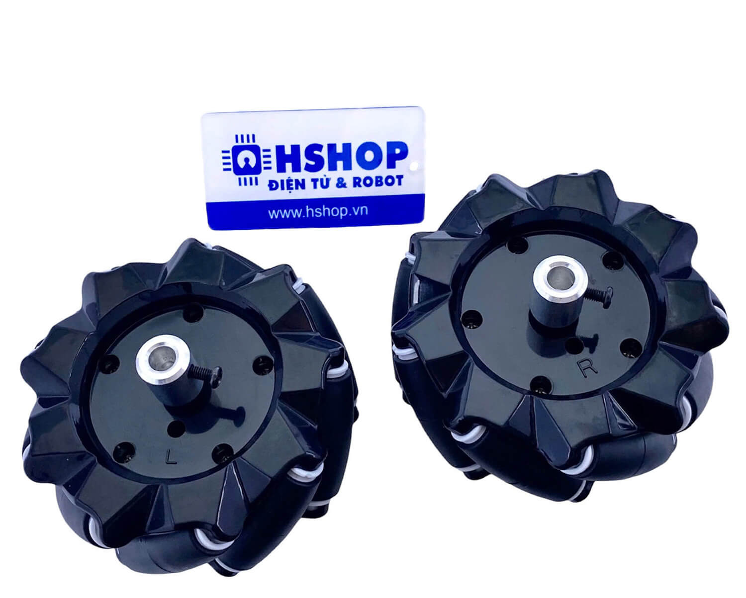 Khớp nối trục động cơ bánh xe Mecanum đường kính 80mm
