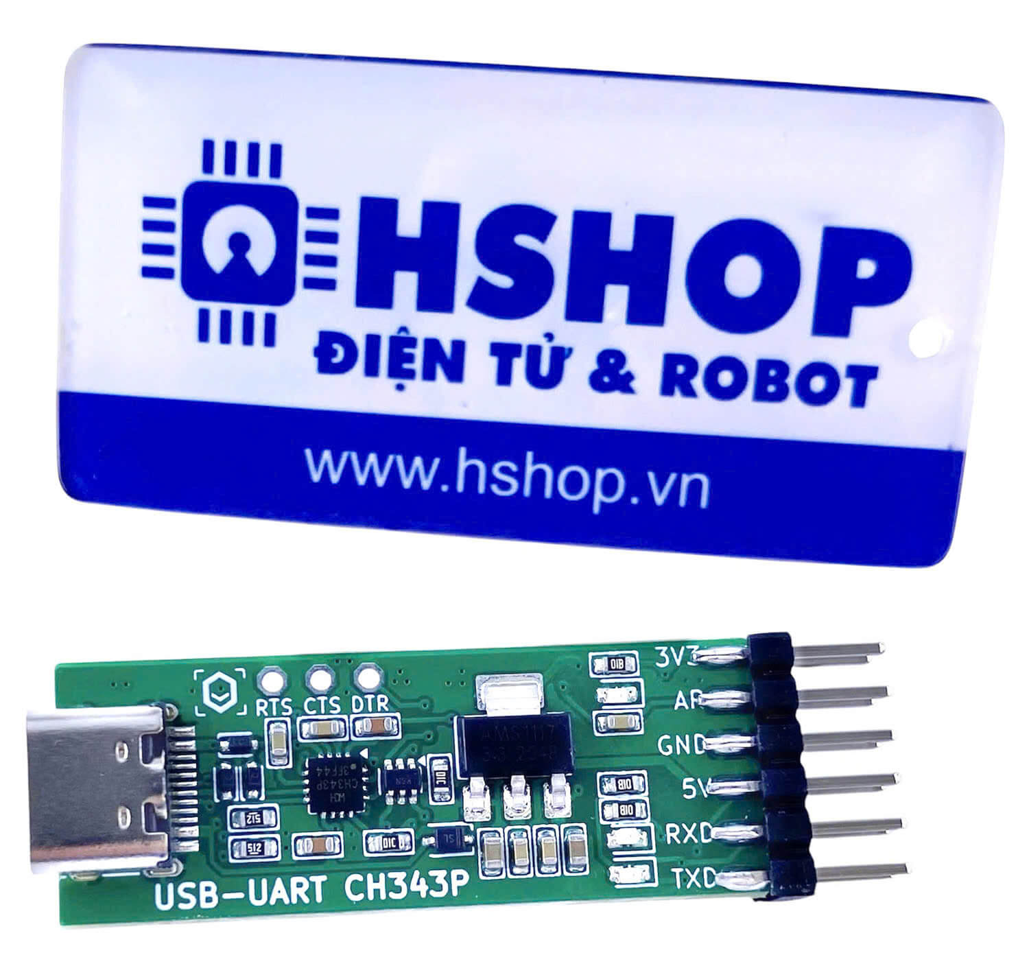 Mạch chuyển giao tiếp MKE-P01 USB-UART CH343P Converter