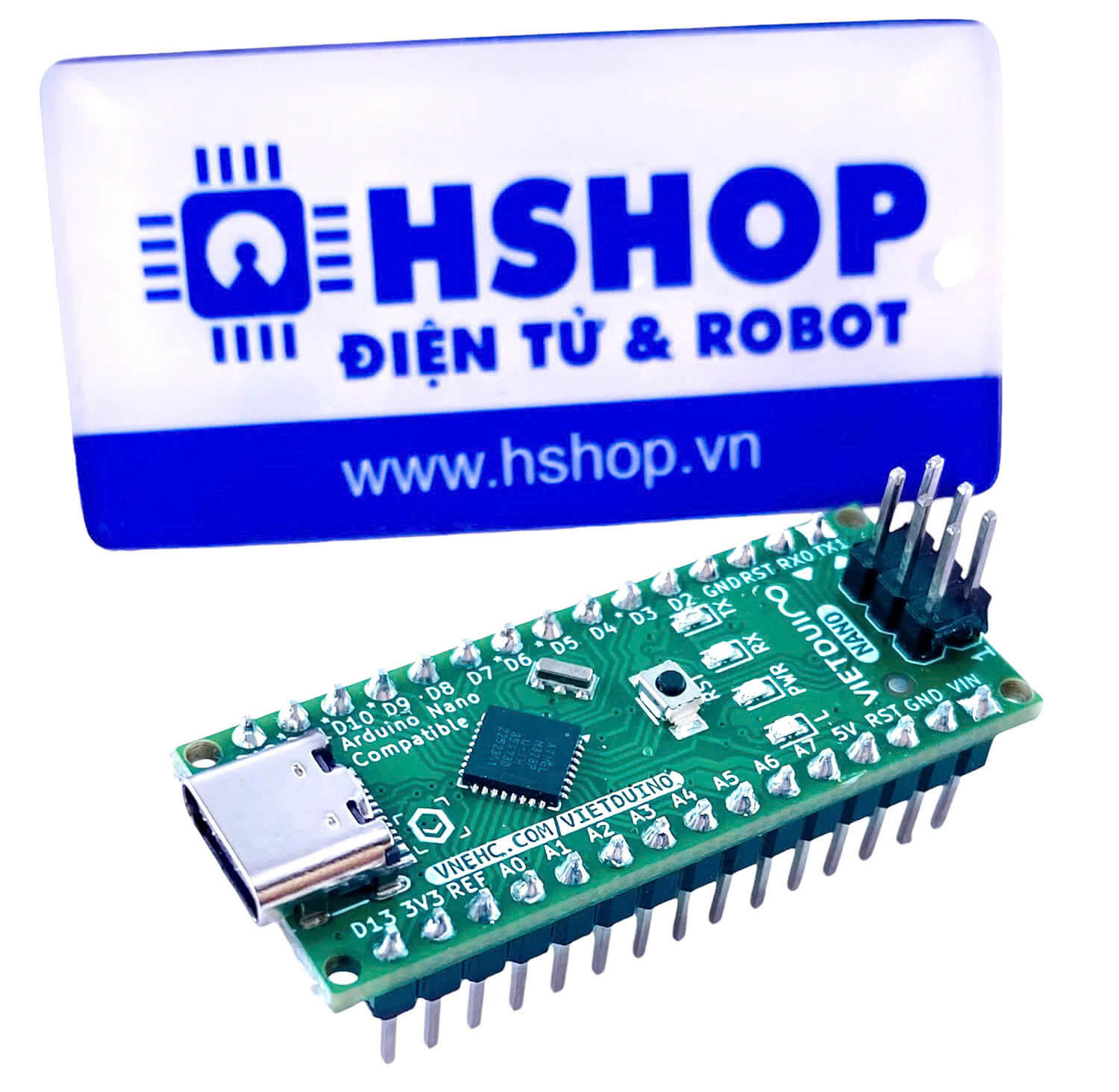 Mạch phát triển Vietduino Nano ATmega328P (Arduino Nano Compatible)