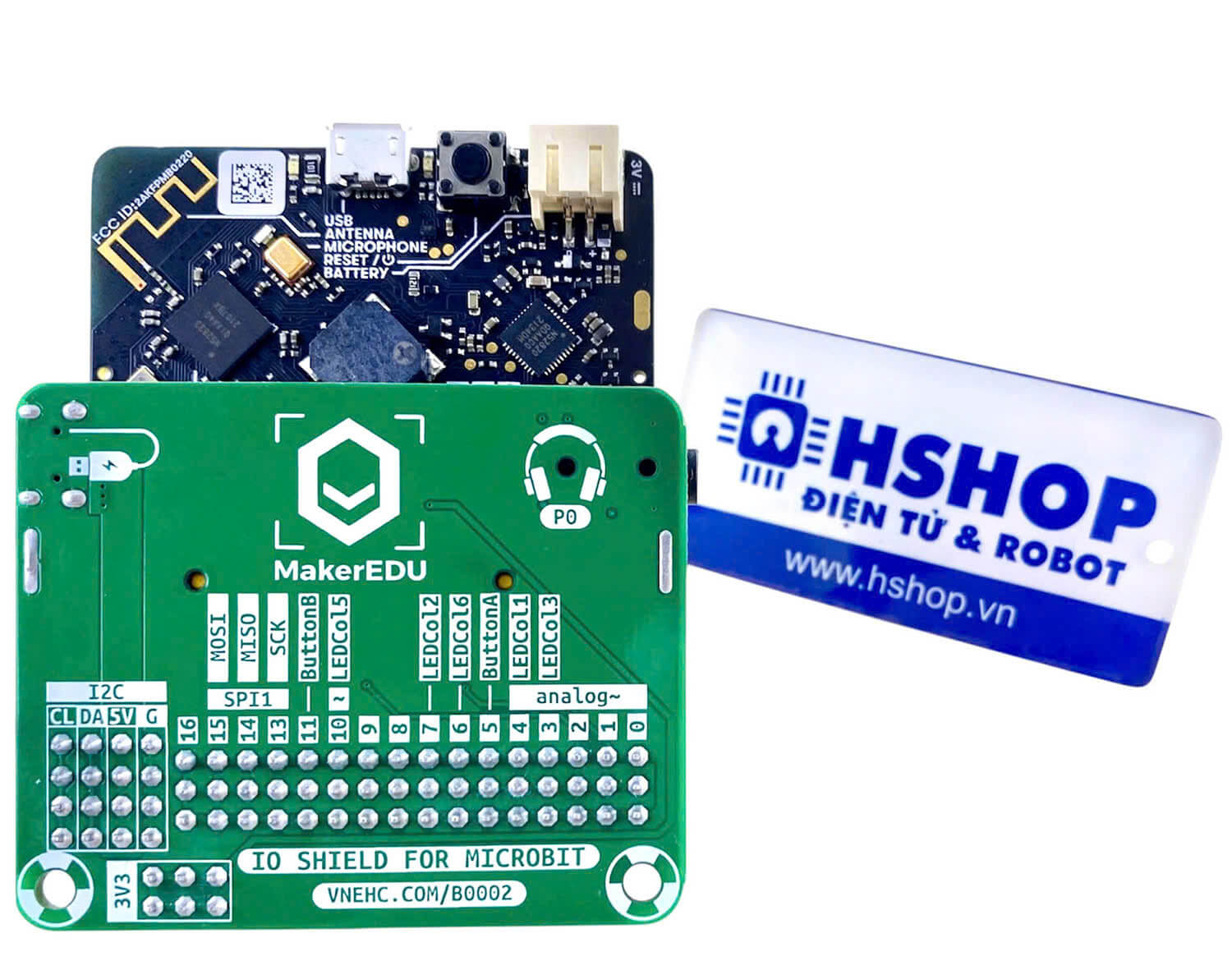 Mạch đế kết nối MKE-B02 IO Shield For Microbit