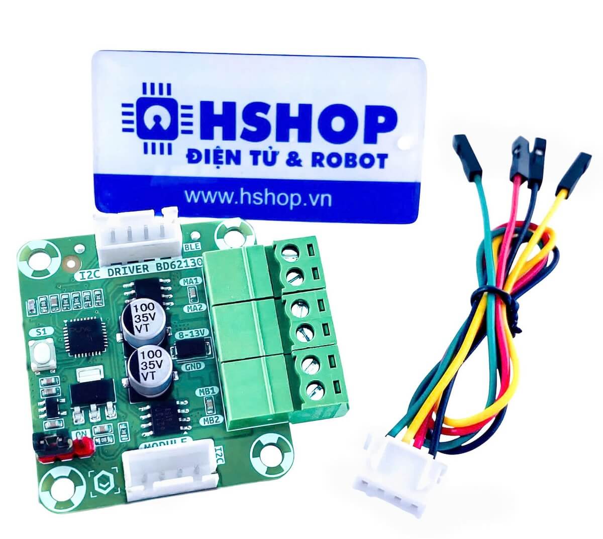 Mạch diều khiển động cơ DC MKE-M18 BD62130 I2C Motor Driver Module
