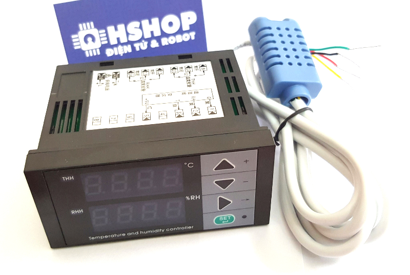 Bộ điều khiển độ ẩm, nhiệt độ RH102 Temperature Humidity Control 220VAC