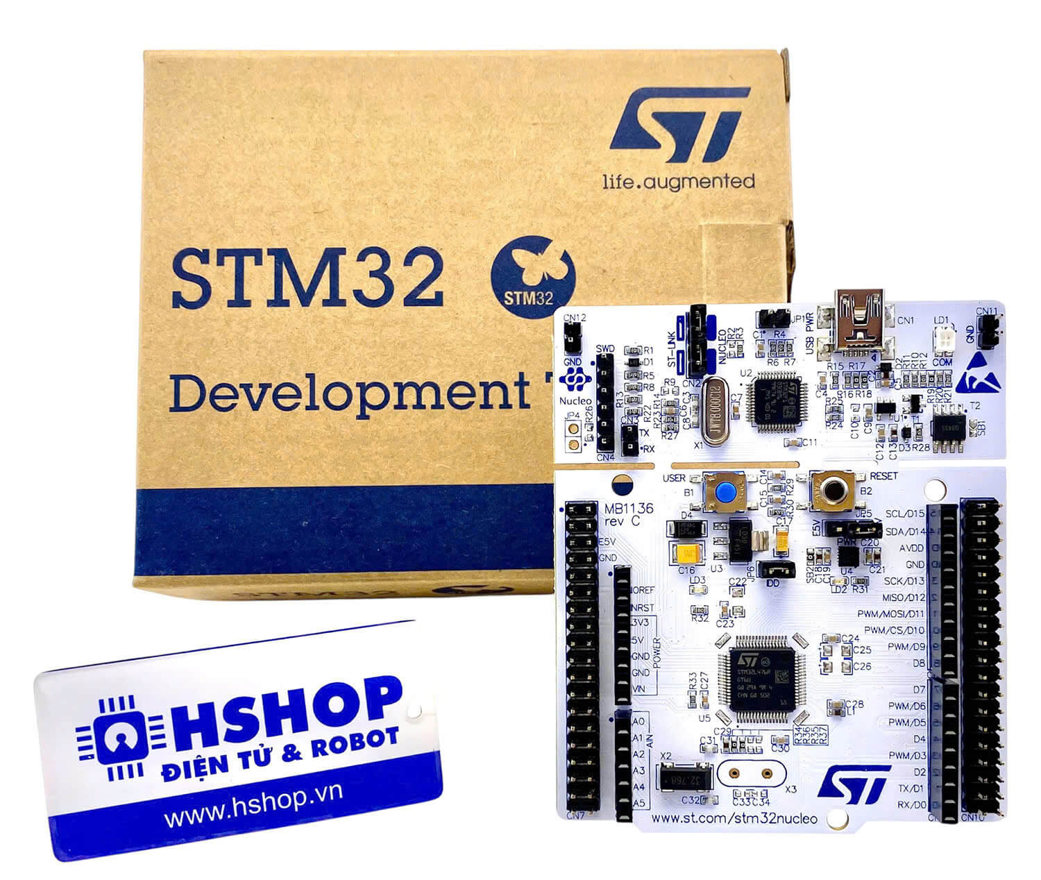 Kit NUCLEO-L476RG, STM32 Nucleo-64 development board with STM32L476RG MCU
