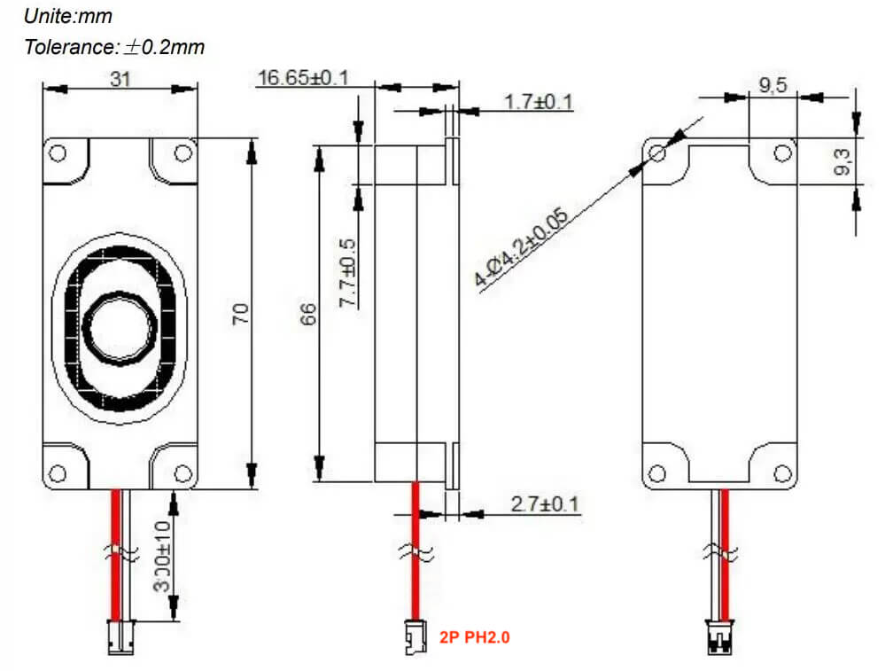 Loa đơn mini 3W 8Ω Speaker có vỏ nhựa
