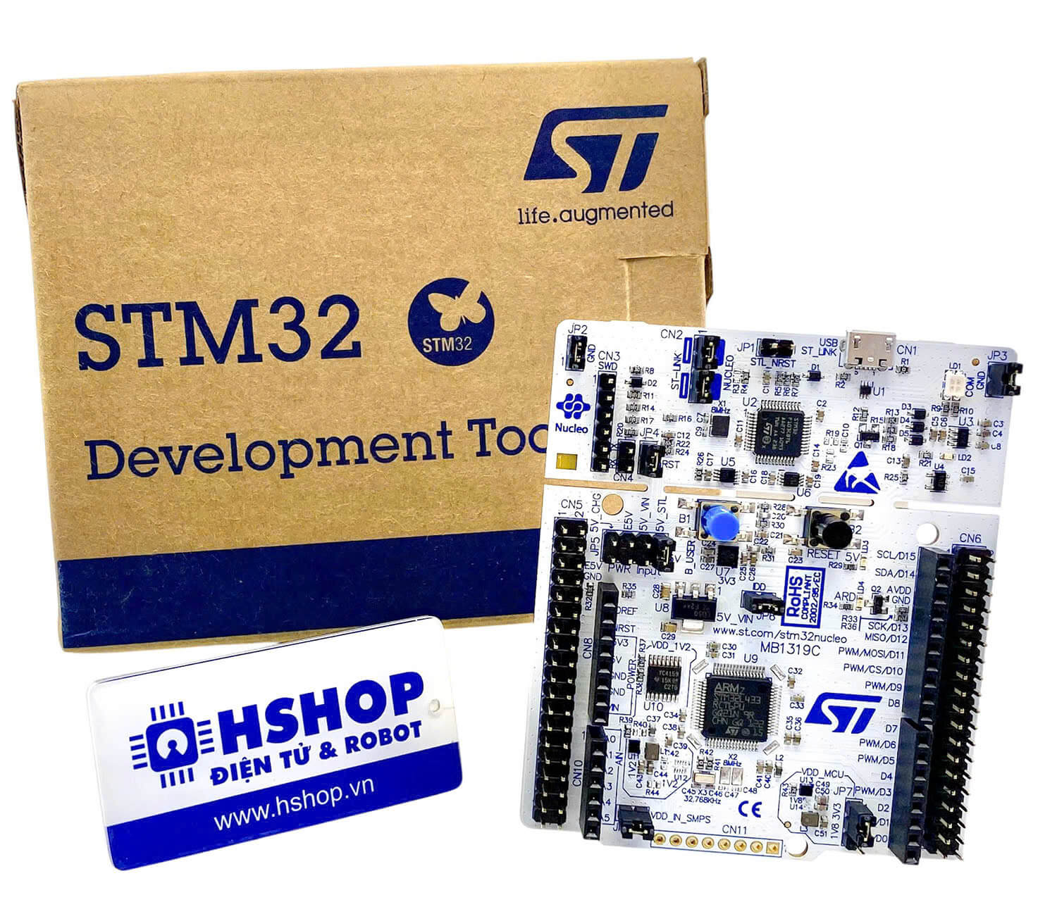 Kit NUCLEO-L433RC-P, STM32 Nucleo-64 development board with STM32L433RC MCU