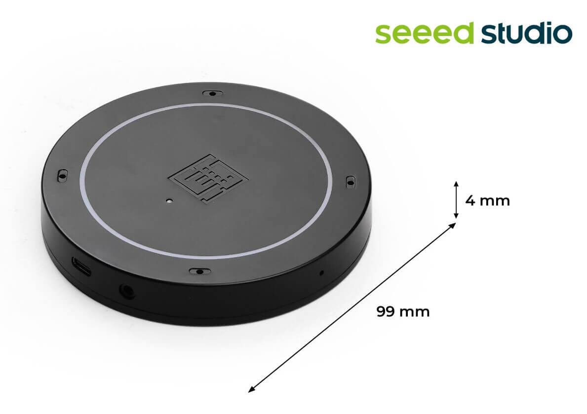 Seeed Studio reSpeaker XMOS XVF3800 with Case – AI-powered 4-Mic Array for Clear Voice Even in Noise