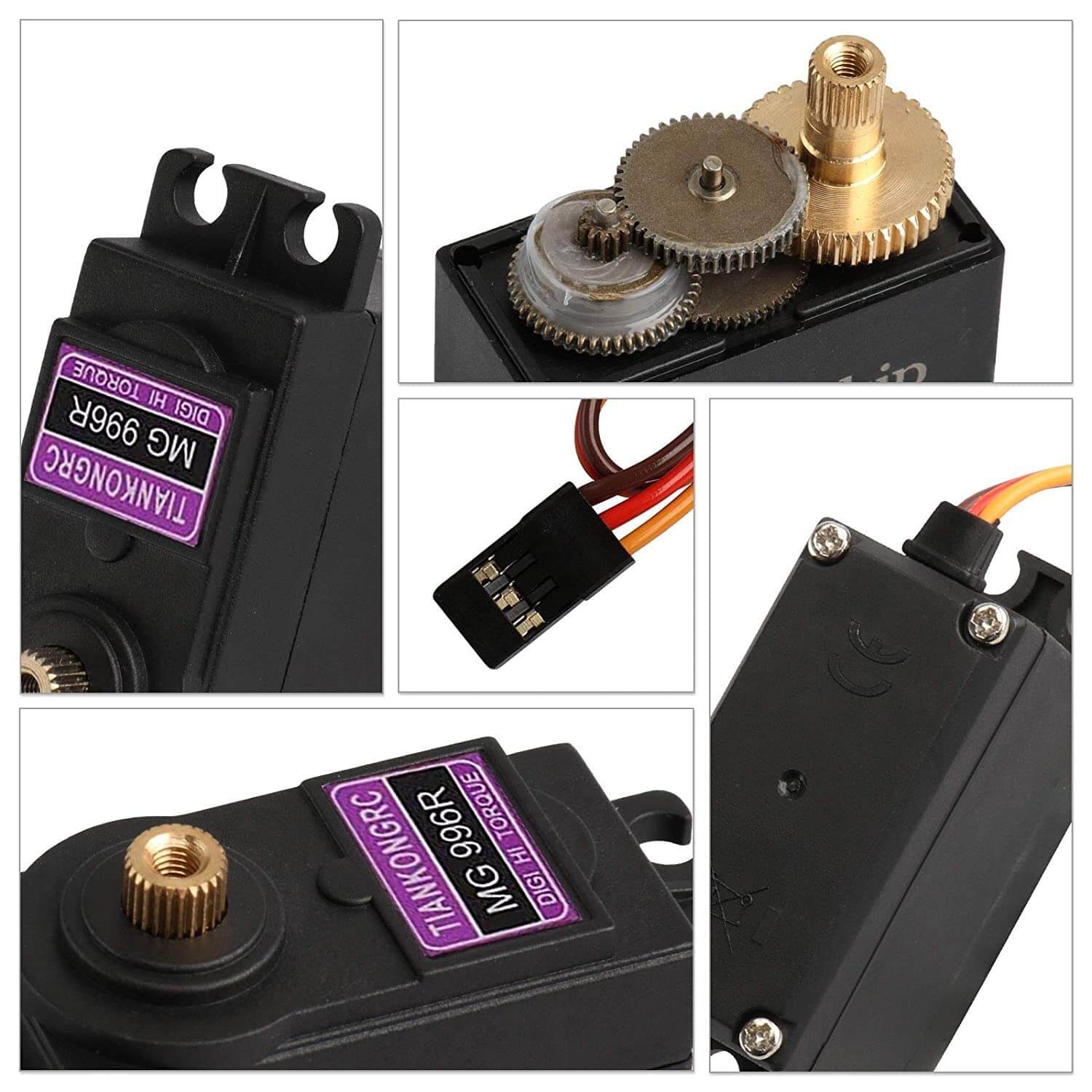 Động cơ RC Servo MG996R 0-180° (loại tốt)