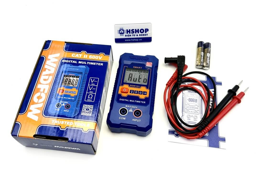 Đồng hồ vạn năng kỹ thuật số VOM Wadfow WDM1501 Digital Multimeter True RMS
