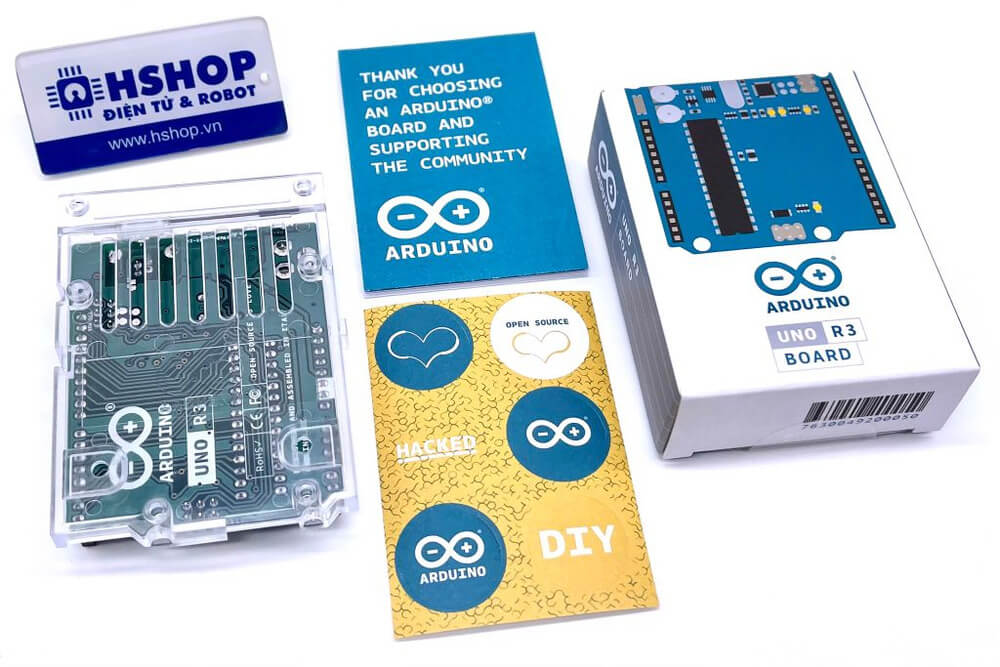 Arduino Uno Rev3 chính hãng (Original - Made in Italy)