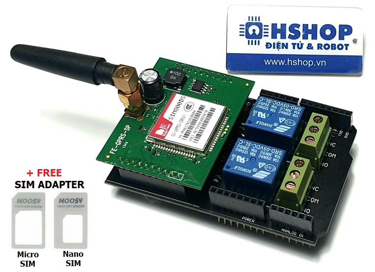 Mạch GSM GPRS SIM800DS Shield (Arduino Compatible)
