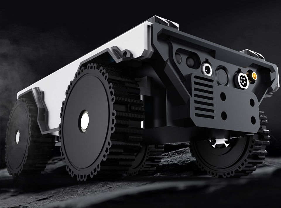 Waveshare DDSM400 Direct Drive Servo Motor, All-In-One Design, Hub Motor, Supports LIN bus communication