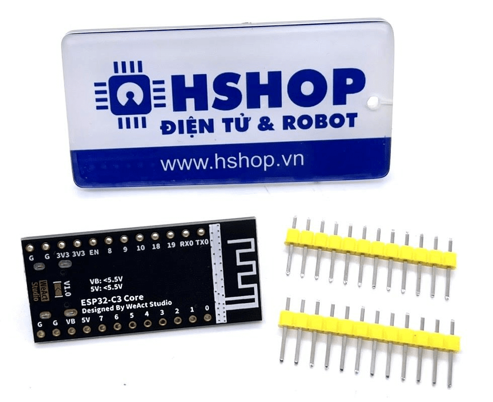 Kit phát triển Wifi BLE5 RISC-V SoC WeAct ESP32-C3 Core Board 4MB