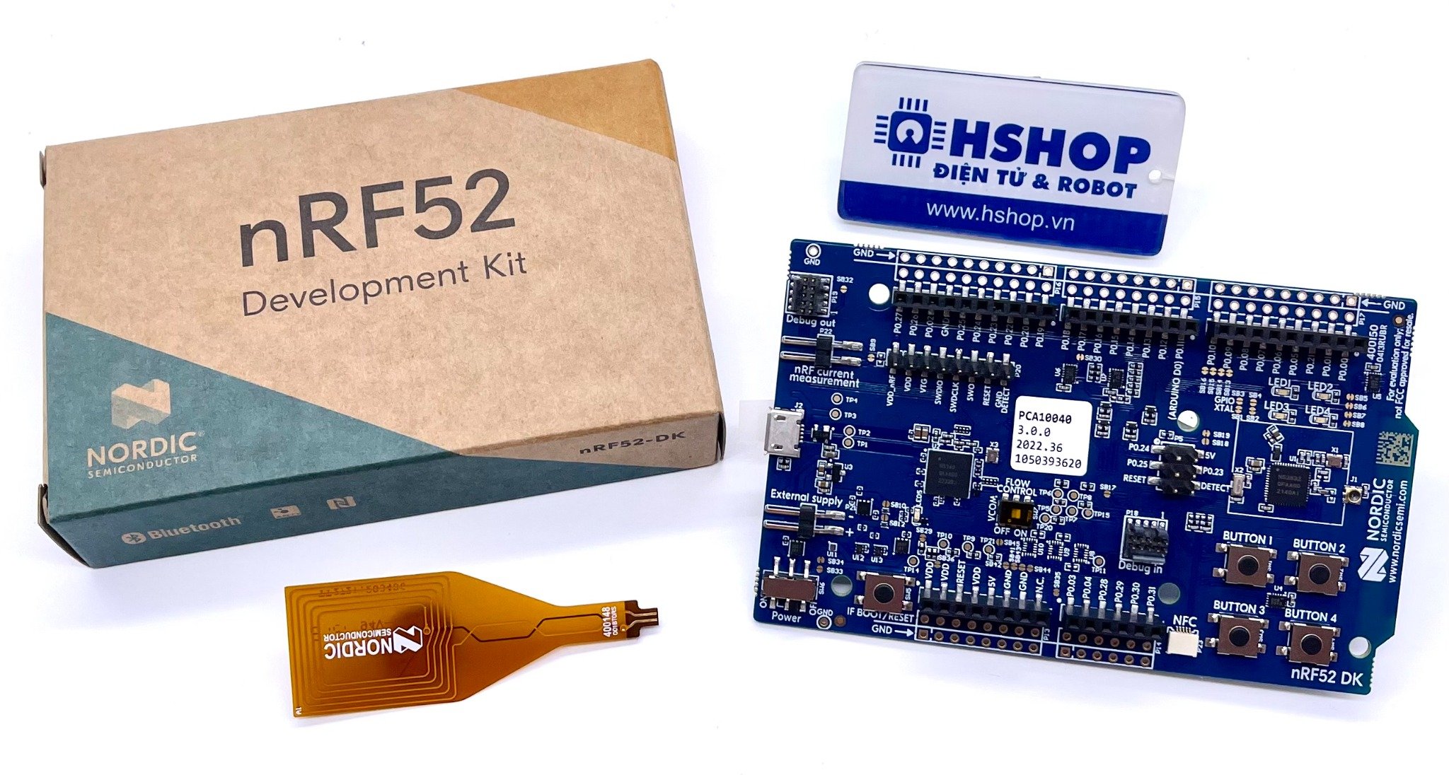 Nrf54 Development Kit Mạch nRF52 DK, Development kit for Bluetooth LE, Bluetooth mesh, ANT ...