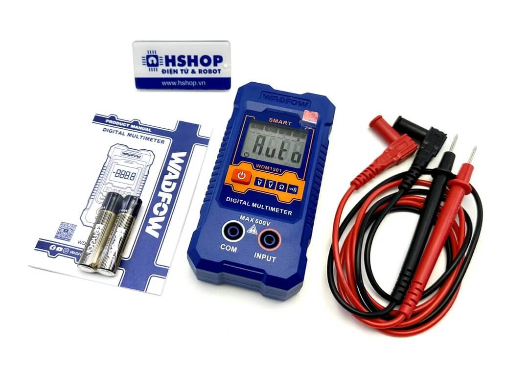 Đồng hồ vạn năng kỹ thuật số VOM Wadfow WDM1501 Digital Multimeter True RMS