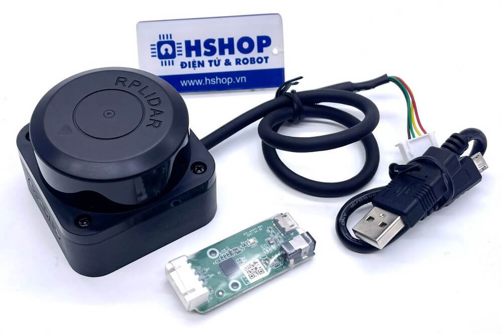 Cảm biến khoảng cách Lidar RPLIDAR C1M1 360° Laser Range Scanner