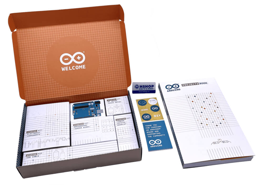 Arduino Starter Kit [English] chính hãng (Original - Made in Italy)