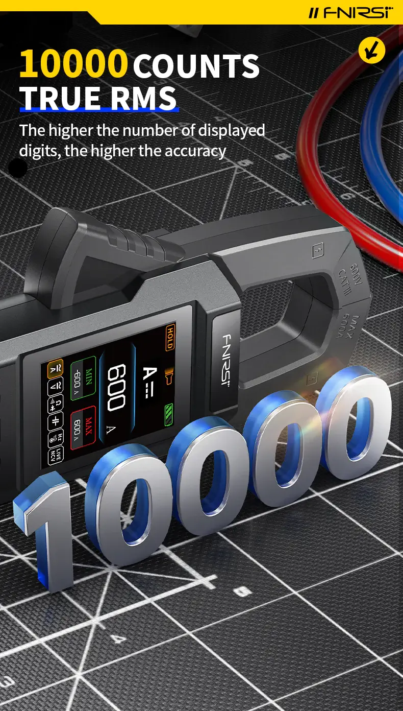 Máy đo Ampe Kìm FNIRSI® DMC-100 DC AC Current Voltage Clamp Meter