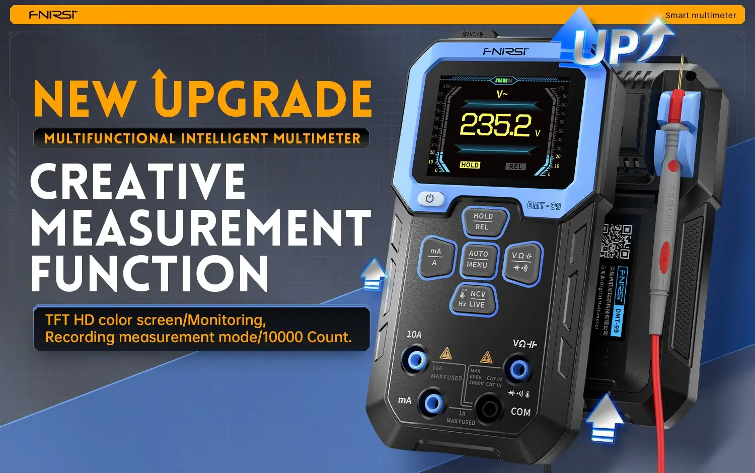 Máy đo đa năng FNIRSI® DMT-99 Intelligent Color Screen Digital Multi Meter