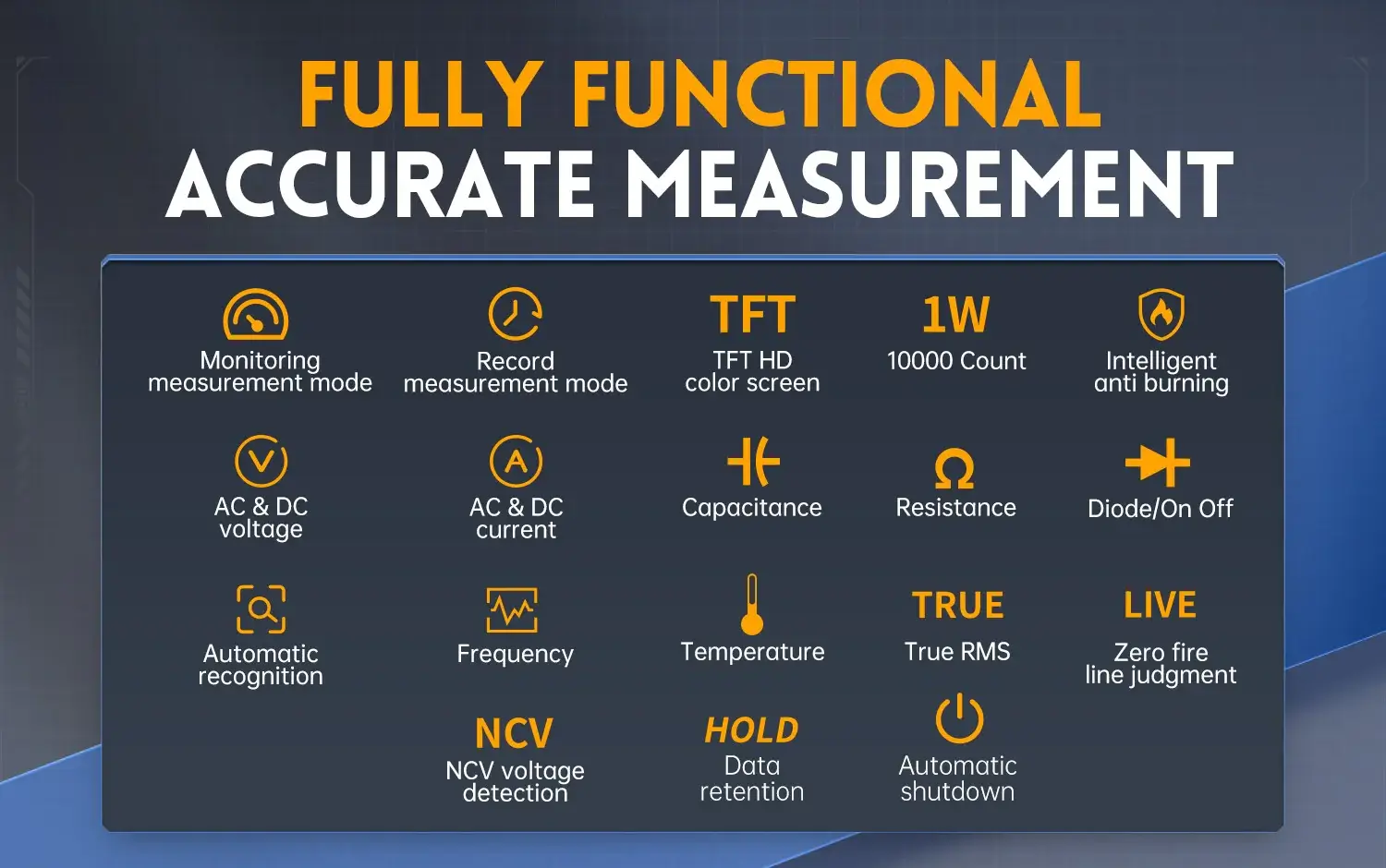 Máy đo đa năng FNIRSI® DMT-99 Intelligent Color Screen Digital Multi Meter