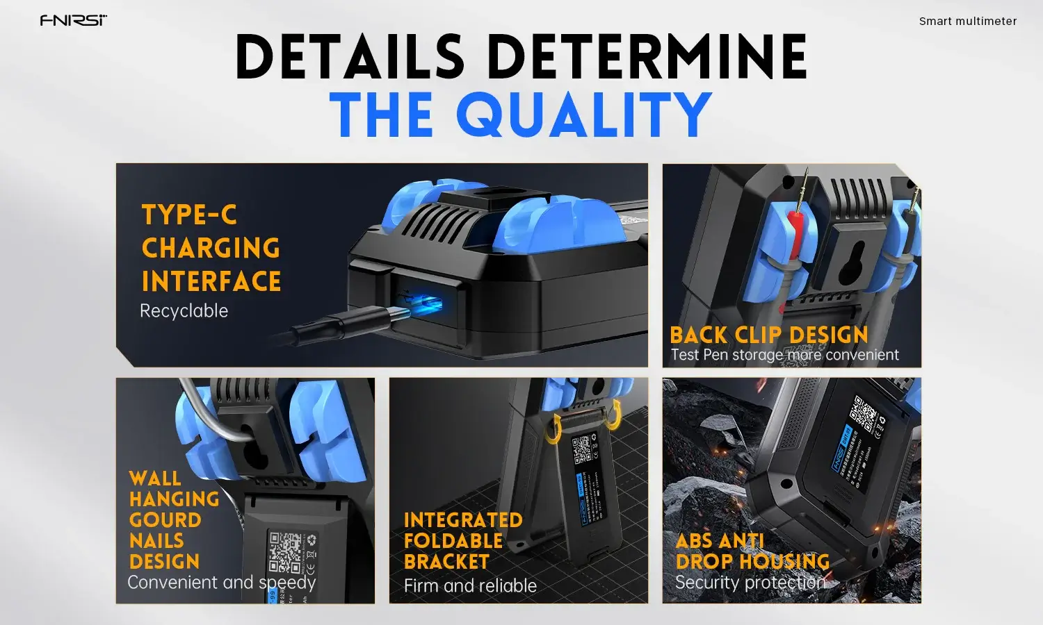 Máy đo đa năng FNIRSI® DMT-99 Intelligent Color Screen Digital Multi Meter