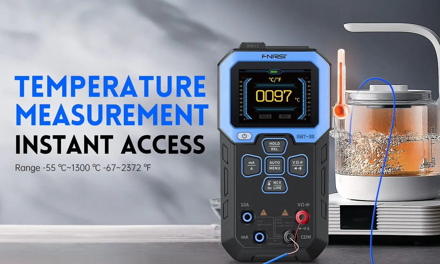 Máy đo đa năng FNIRSI® DMT-99 Intelligent Color Screen Digital Multi Meter