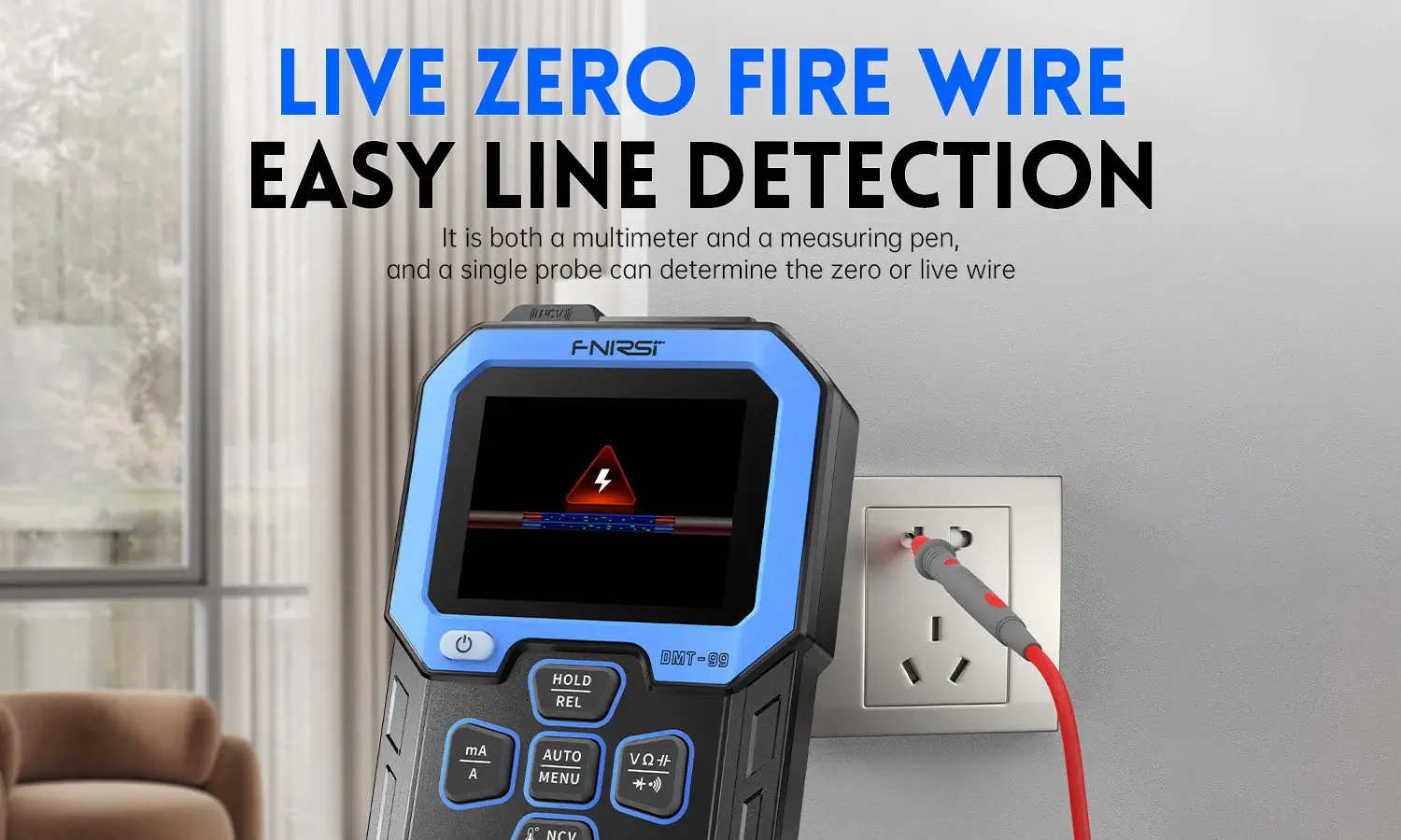 Máy đo đa năng FNIRSI® DMT-99 Intelligent Color Screen Digital Multi Meter