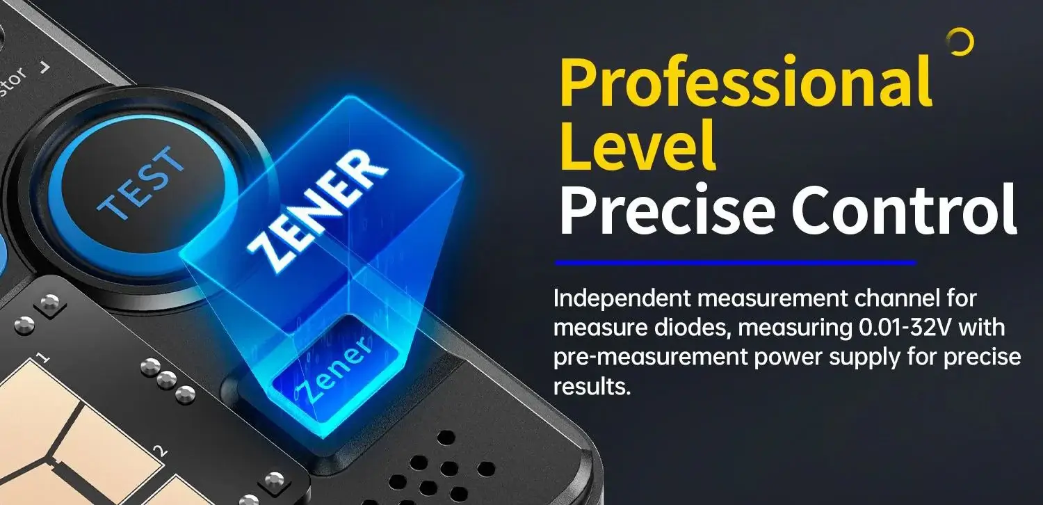 Máy đo linh kiện FNIRSI® LCR-P1 Multifunction LCR Transistor Capacitor Tester