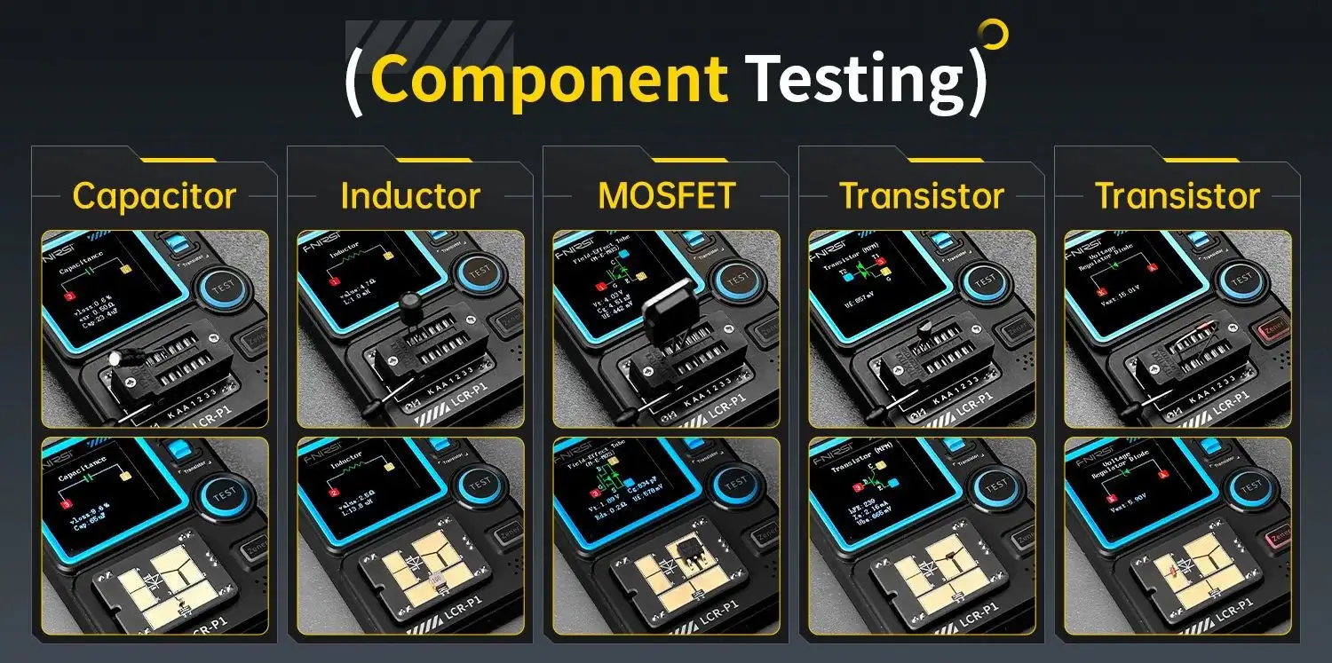 Máy đo linh kiện FNIRSI® LCR-P1 Multifunction LCR Transistor Capacitor Tester
