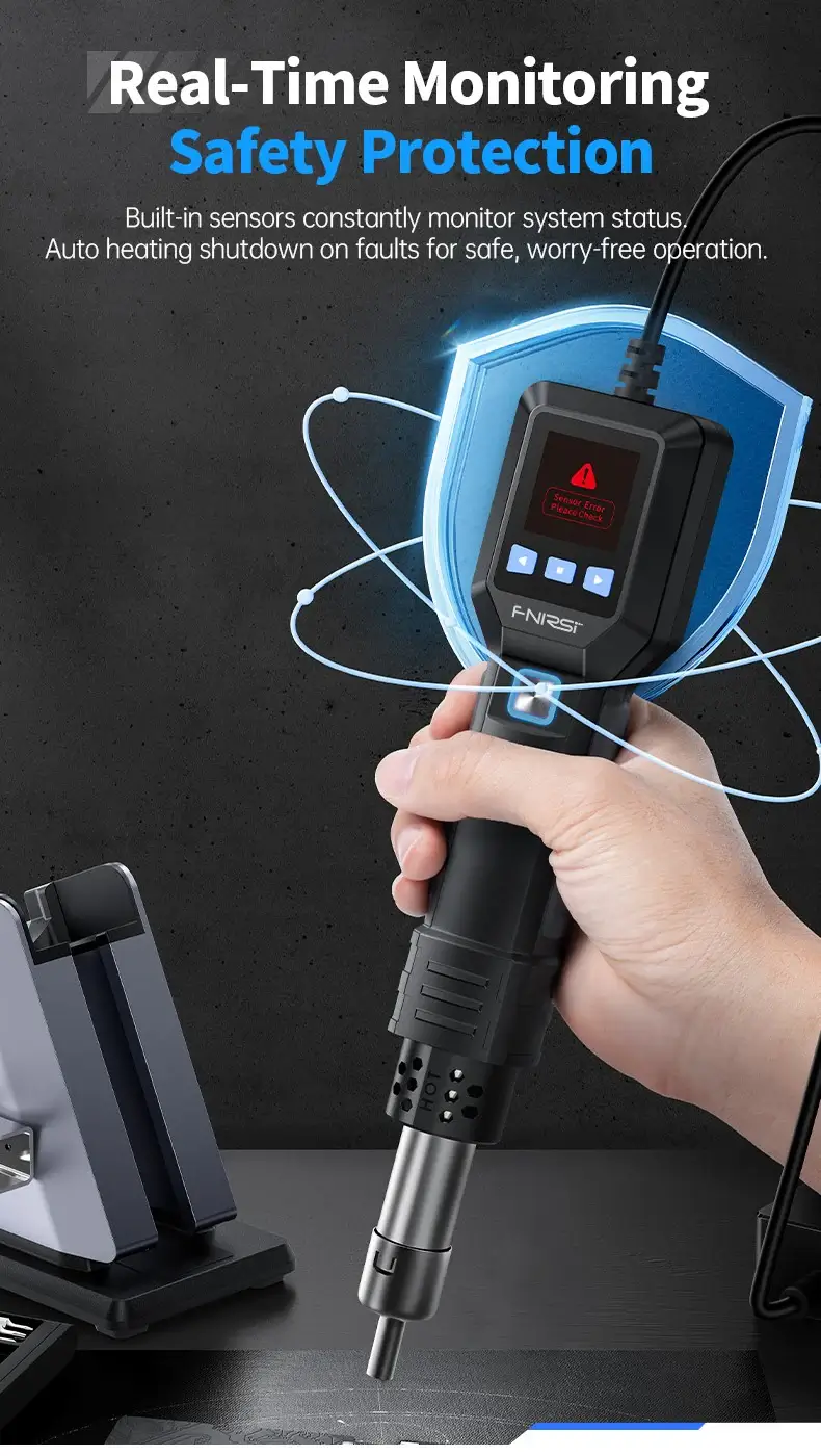 Máy Khò Nhiệt Thông Minh FNIRSI® SAG-55 Pro Intelligent 550W Hot Air Gun