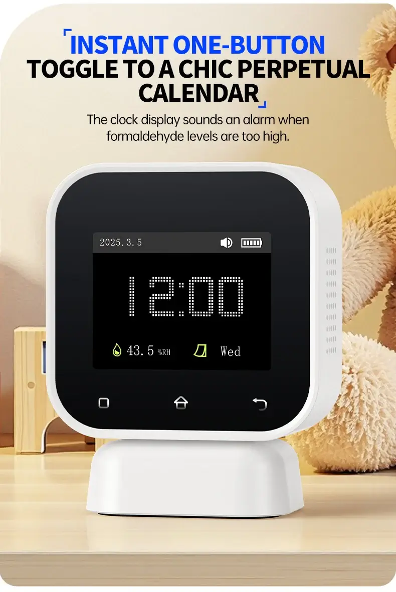 Máy đo chất lượng không khí FNIRSI® SFD-02 4-IN-1 Indoor Air Quality Monitor Touchscreen